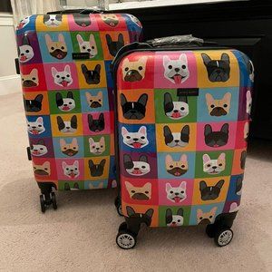 "FRENCHIE" JANE & BERRY HARDSIDE ROLLER LUGGAGE